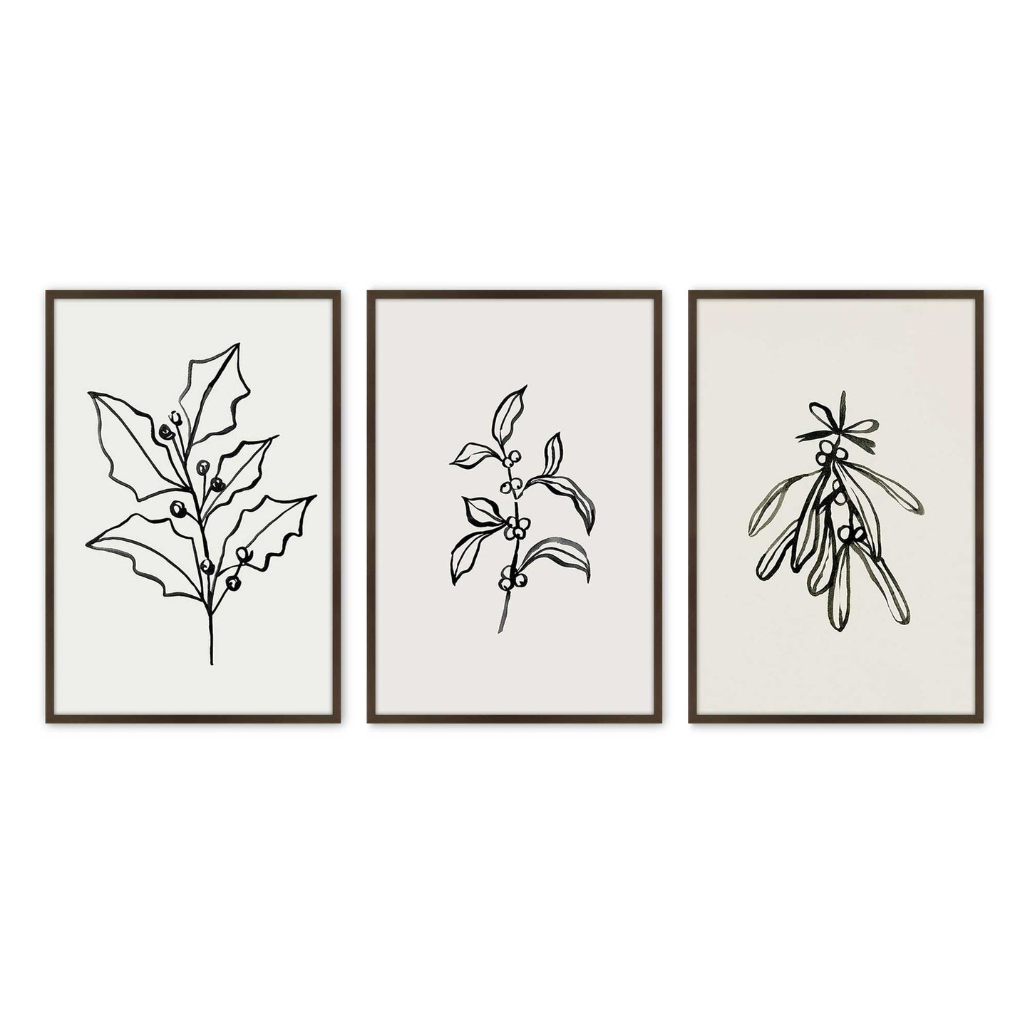 [Color:Belvinder Brown], Picture of art in a Belvinder Brown frame