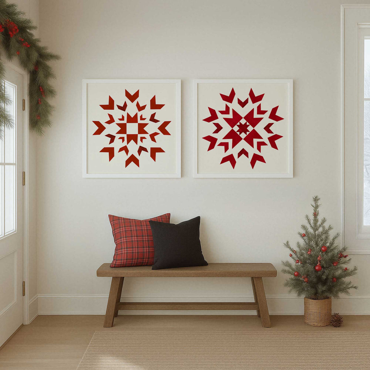 [Color:Walnut], Picture of art in a Walnut frame