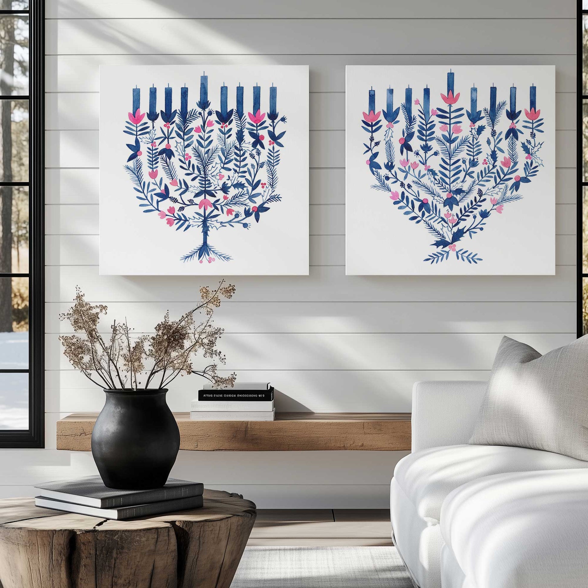 [Color:Opaque White], Picture of art in a White frame