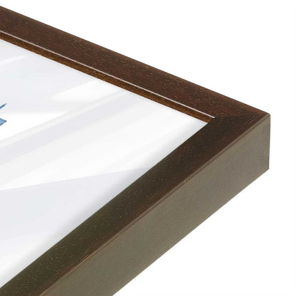 [Color:Belvinder Brown], Picture of art in a Belvinder Brown frame of the corner