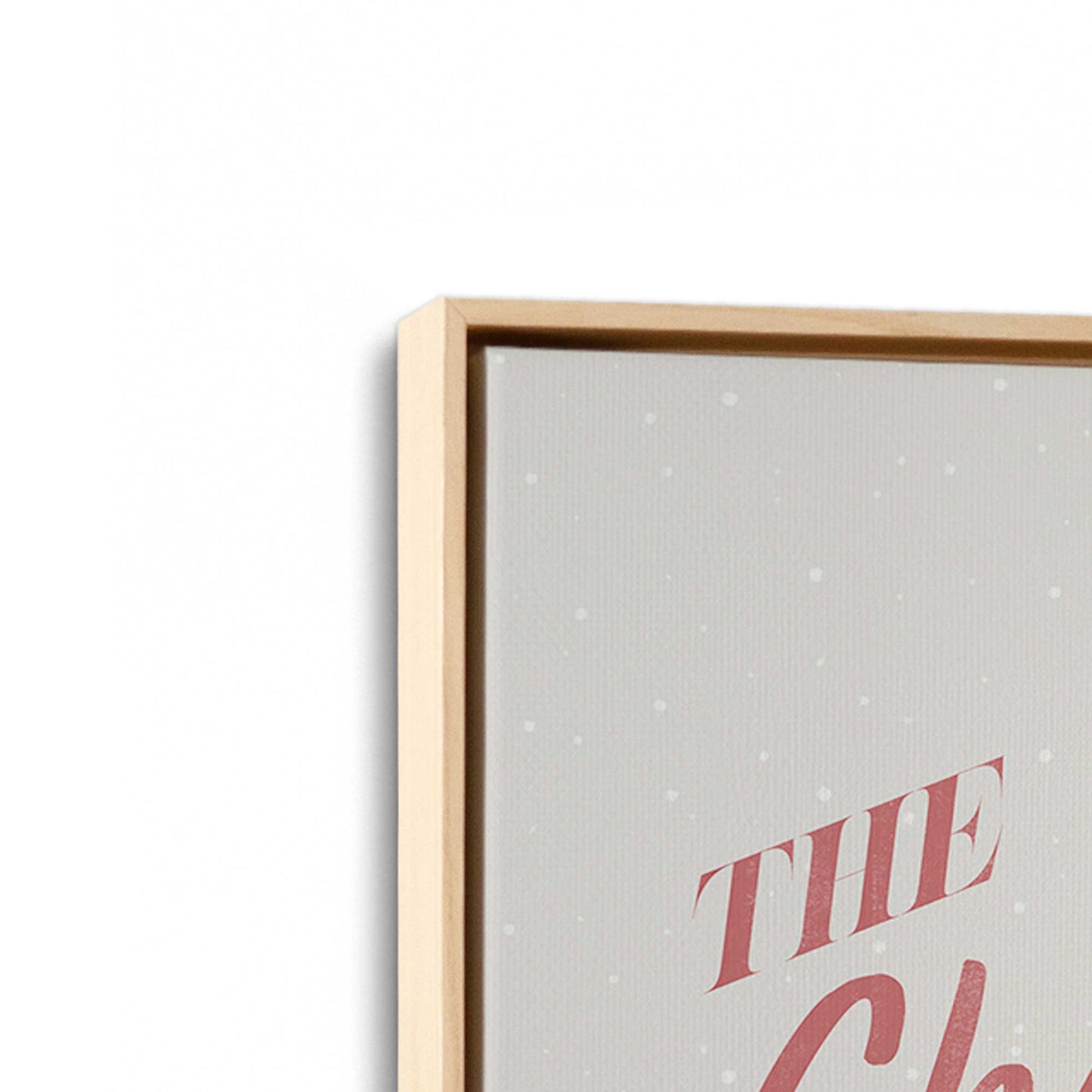 [Color:American Maple], Picture of art in an American Maple frame at an angle