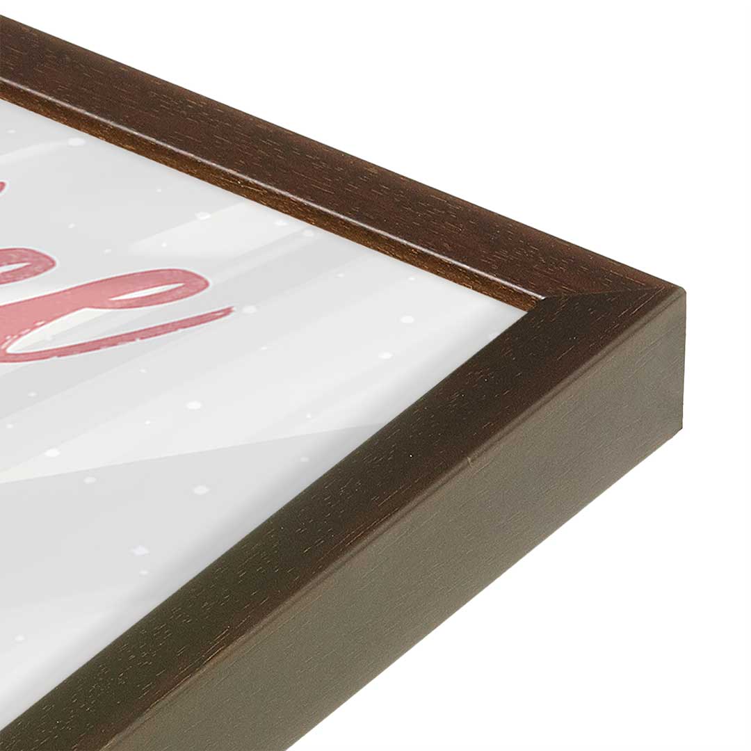 [Color:Belvinder Brown], Picture of art in a Belvinder Brown frame of the corner