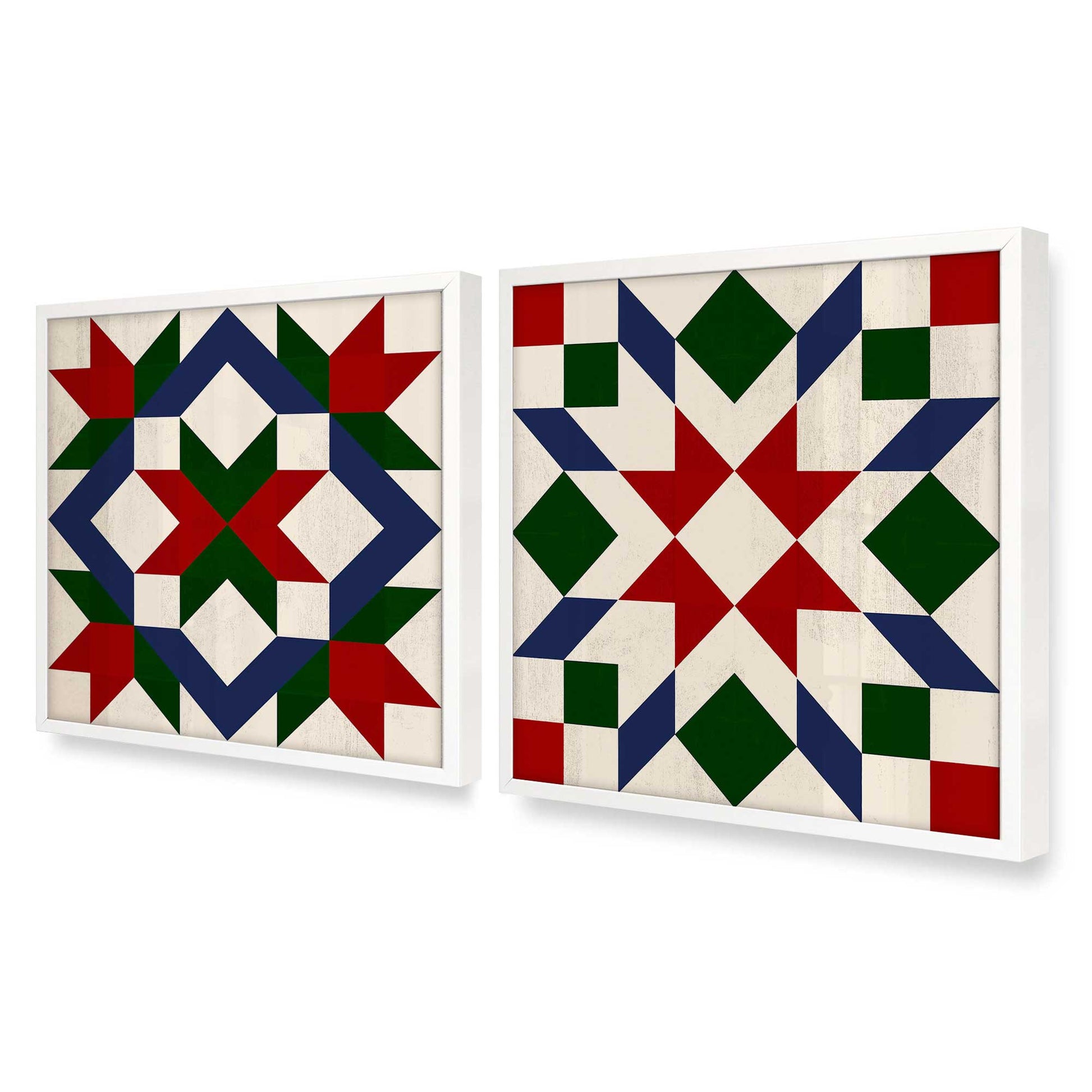 [Color:Opaque White], Picture of art in an Opaque White frame at an angle