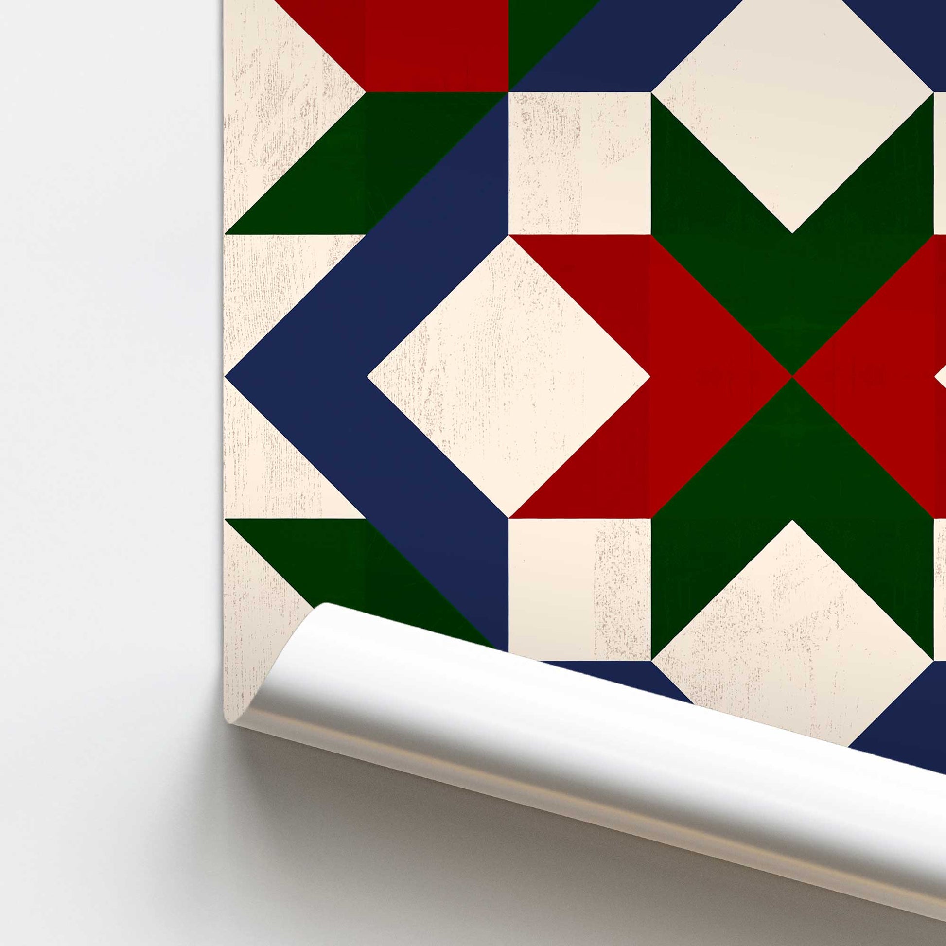 [color:Rolled Print], Picture of close up of art