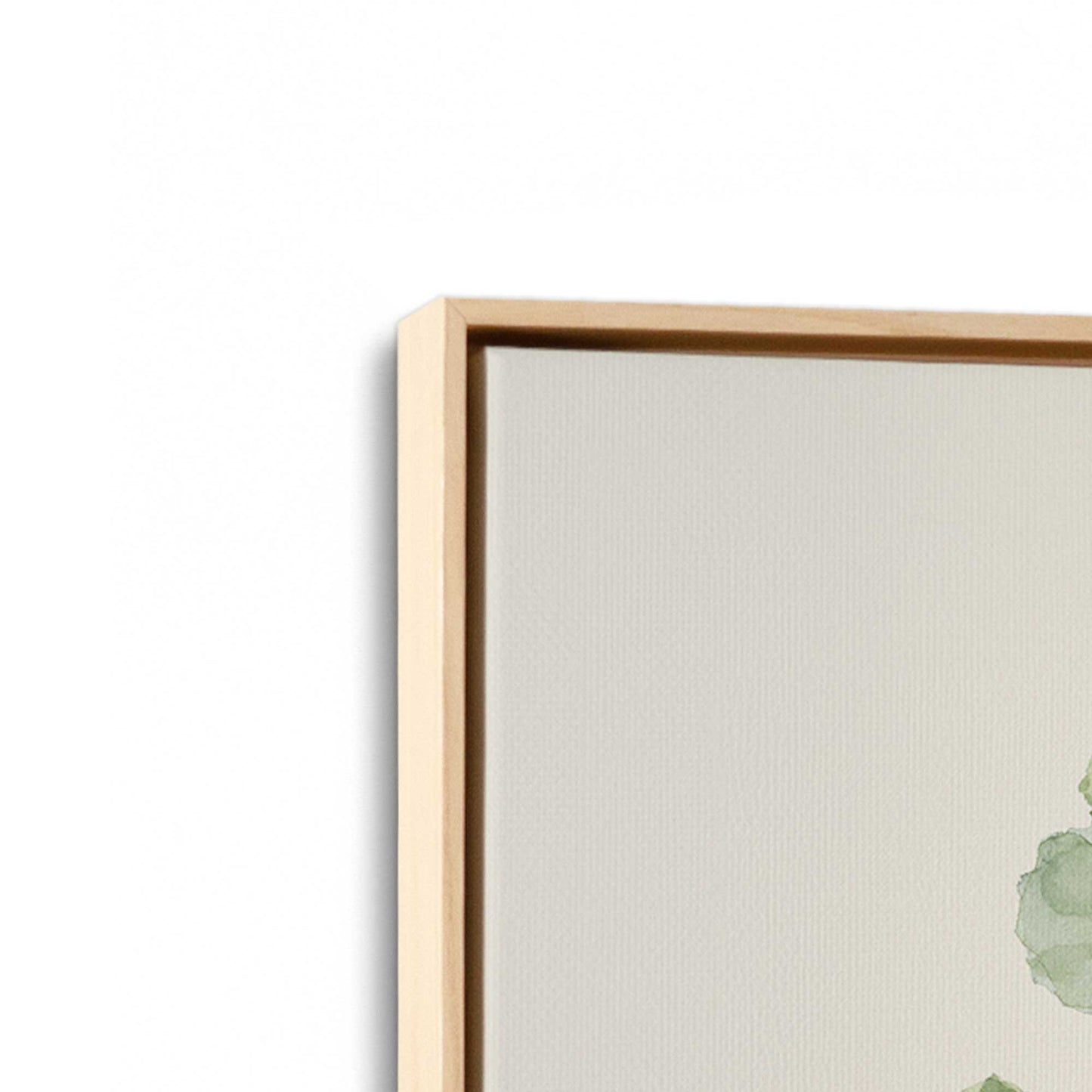 [Color:American Maple], Picture of art in an American Maple frame at an angle