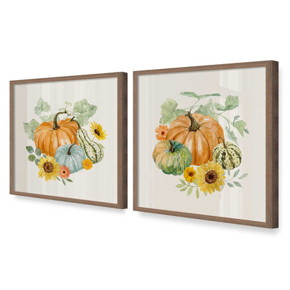 [Color:Walnut], Picture of art in a Walnut frame at an angle