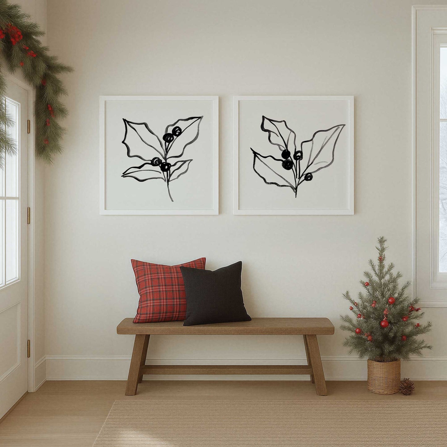 [Color:Belvinder Brown], Picture of art in a Belvinder Brown frame
