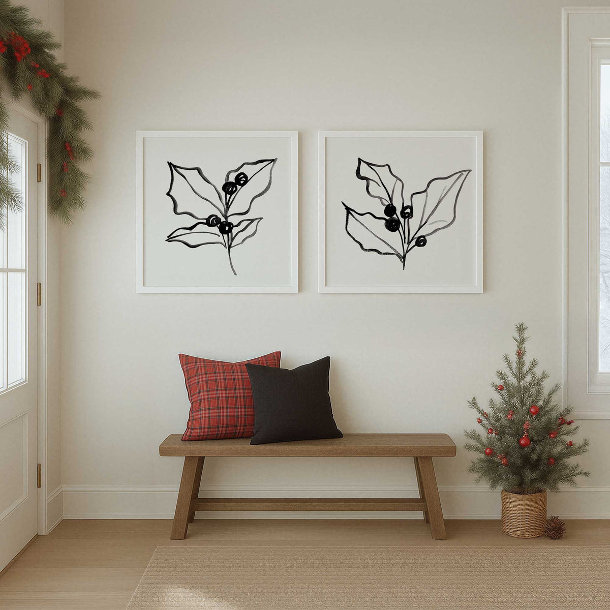 [Color:Satin Black], Picture of art in a Satin Black frame