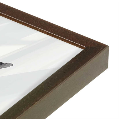 [Color:Belvinder Brown], Picture of art in a Belvinder Brown frame of the corner