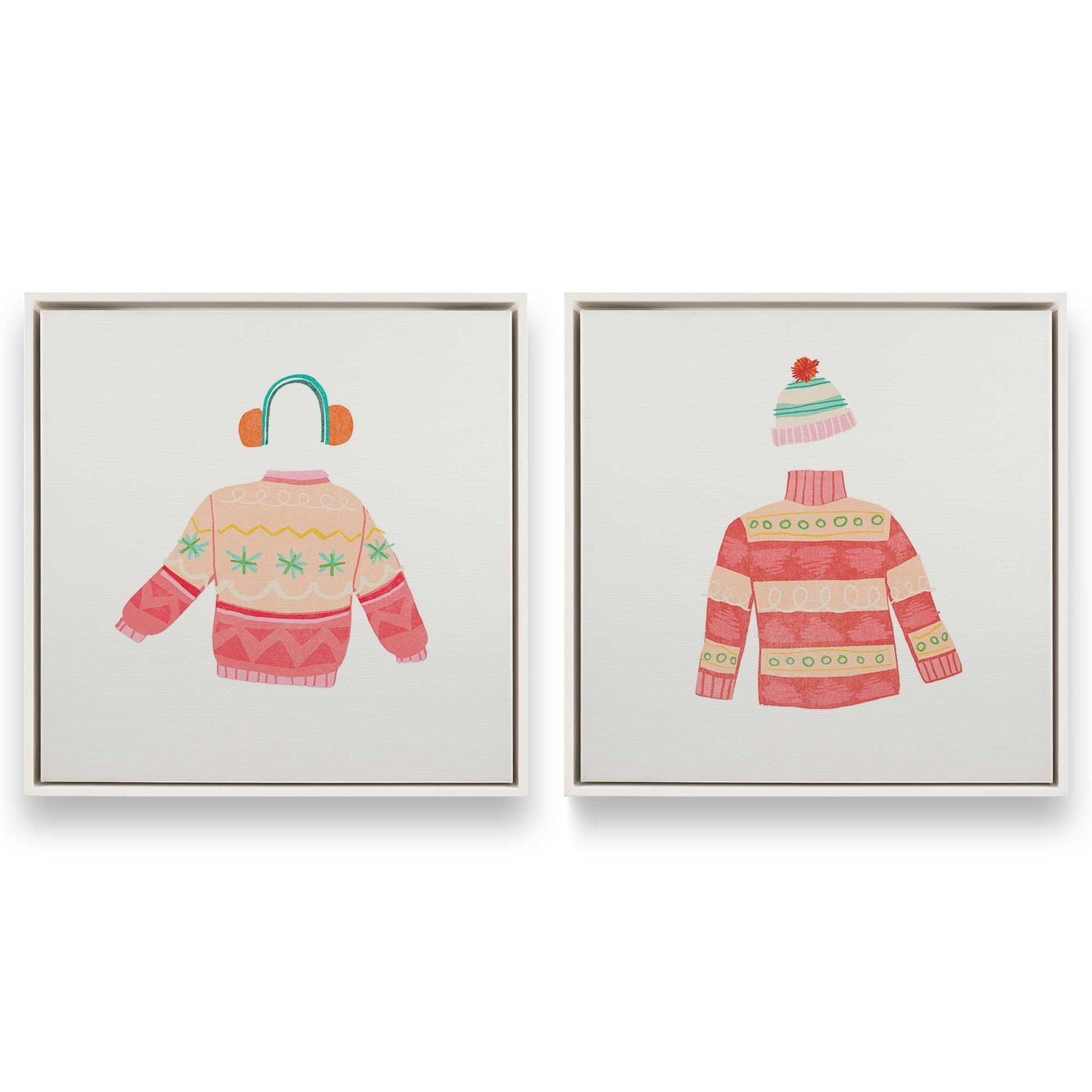 [Color:Opaque White], Picture of art in a White frame