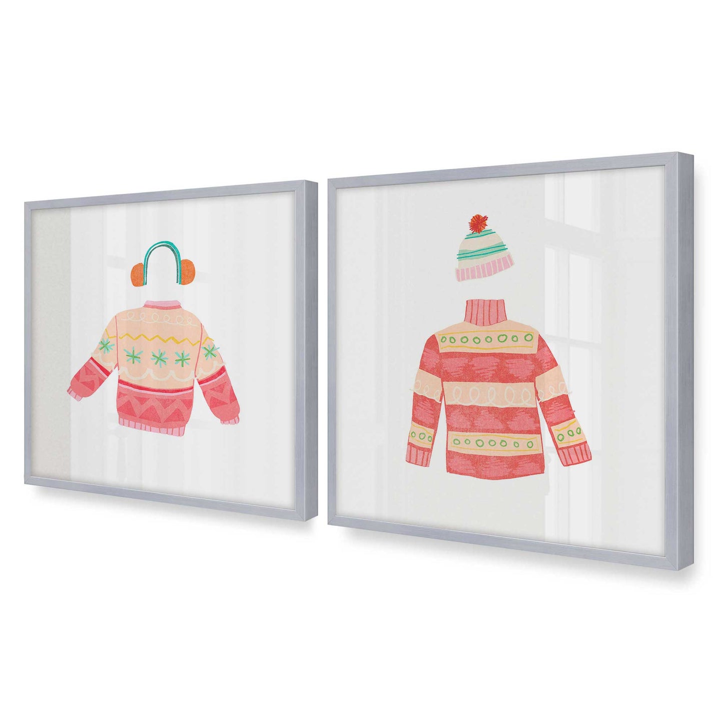 [Color:Polished Chrome], Picture of art in a Polished Chrome frame of the corner