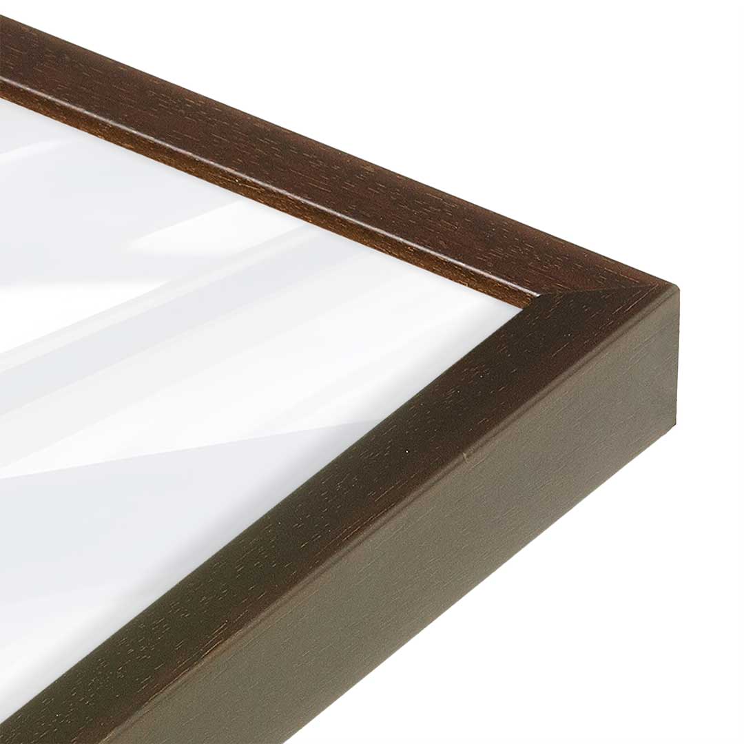 [Color:Belvinder Brown], Picture of art in a Belvinder Brown frame of the corner
