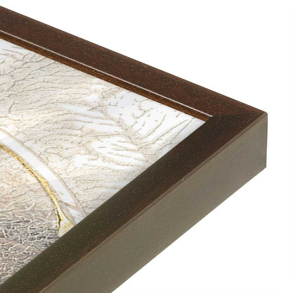 [Color:Belvinder Brown], Picture of art in a Belvinder Brown frame of the corner