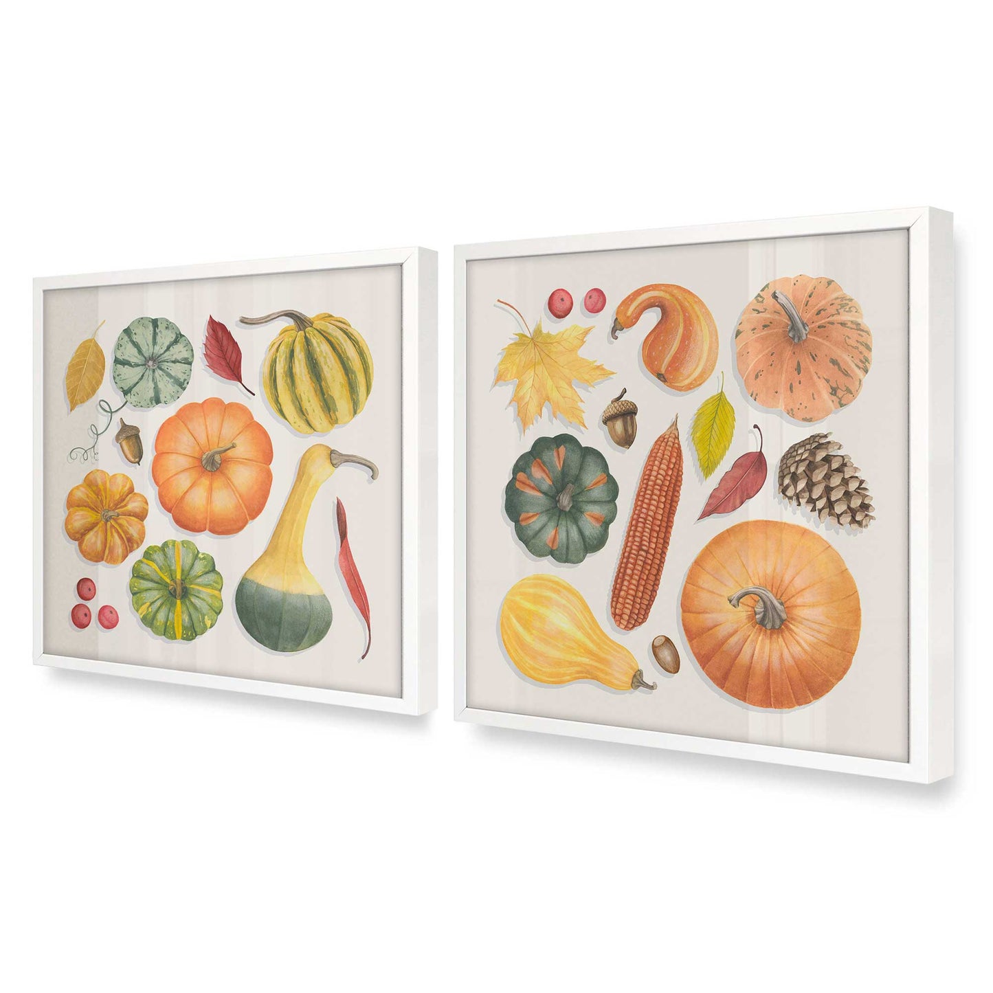 [Color:Opaque White], Picture of art in an Opaque White frame at an angle