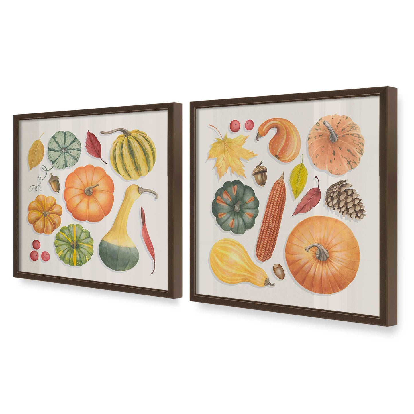 [Color:Belvinder Brown], Picture of art in a Belvinder Brown frame at an angle