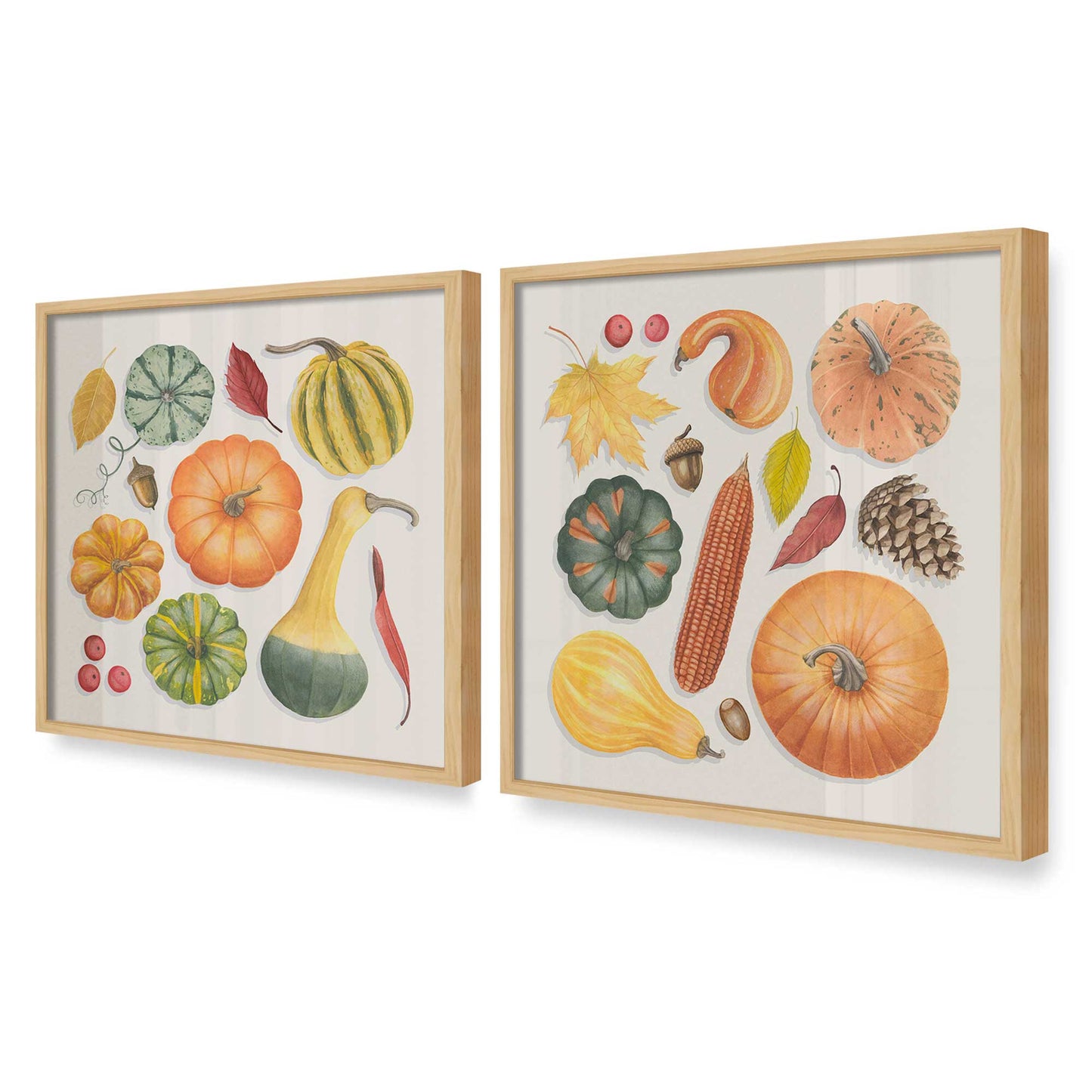 [Color:American Maple], Picture of art in an American Maple frame at an angle