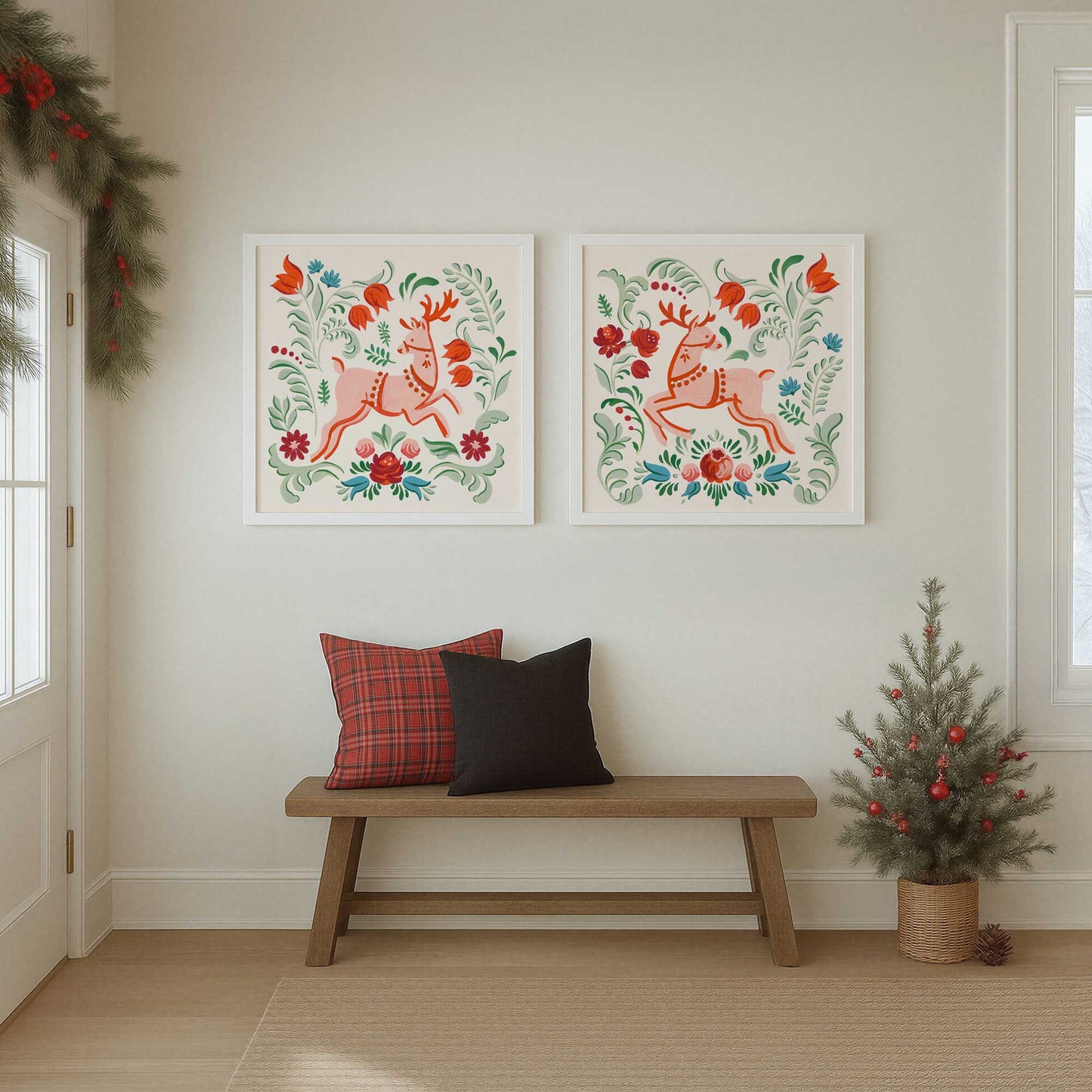 [Color:Belvinder Brown], Picture of art in a Belvinder Brown frame