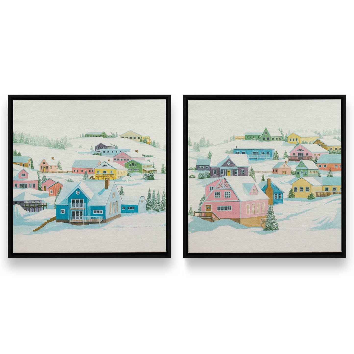[Color:Satin Black], Picture of art in a Satin Black frame