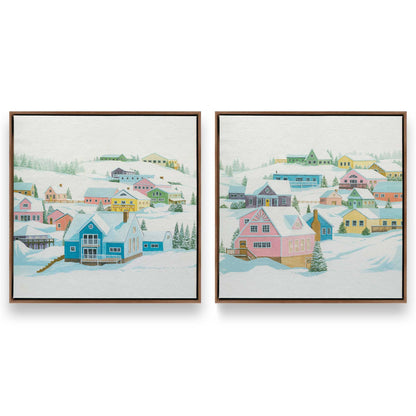 [Color:Walnut], Picture of art in a Walnut frame