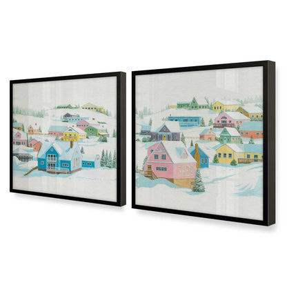 [Color:Satin Black], Picture of art in a Satin Black frame at an angle