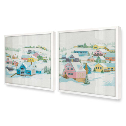 [Color:Opaque White], Picture of art in an Opaque White frame at an angle