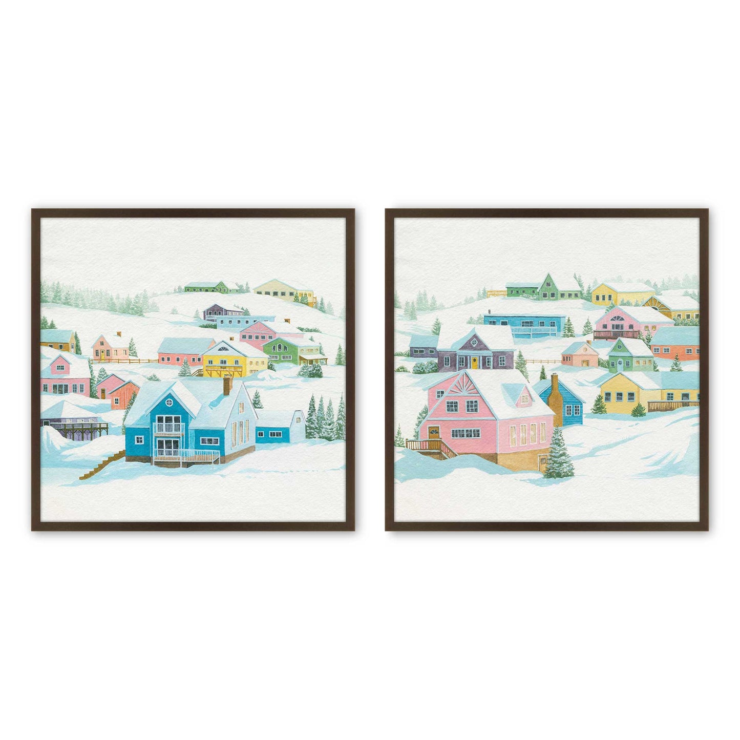 [Color:Belvinder Brown], Picture of art in a Belvinder Brown frame