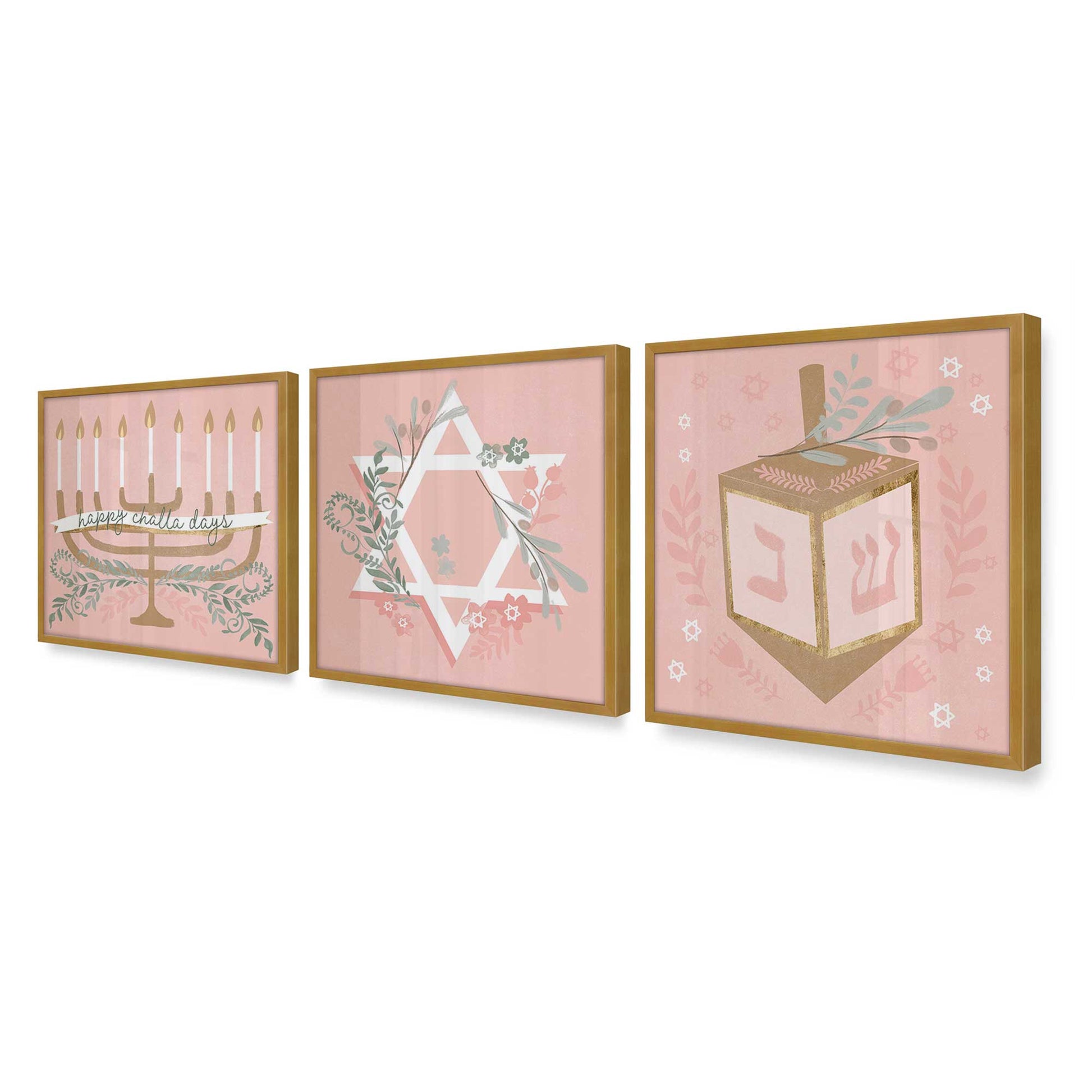 [Color:Polished Gold], Picture of art in a Polished Gold frame of the corner