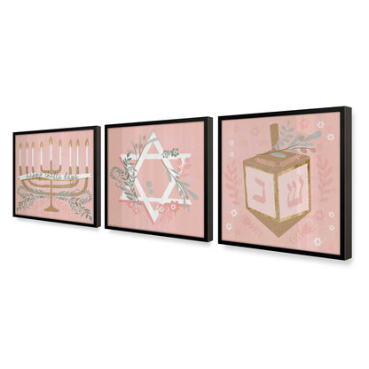 [Color:Satin Black], Picture of art in a Satin Black frame at an angle