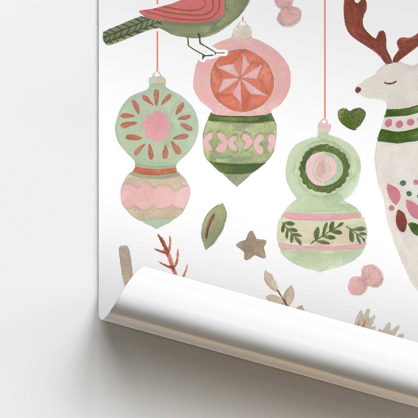 [color:Rolled Print], Picture of close up of art