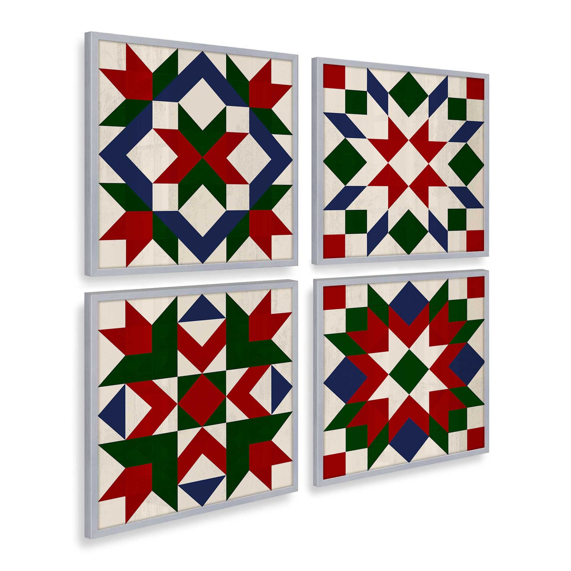 [Color:Polished Chrome], Picture of art in a Polished Chrome frame of the corner