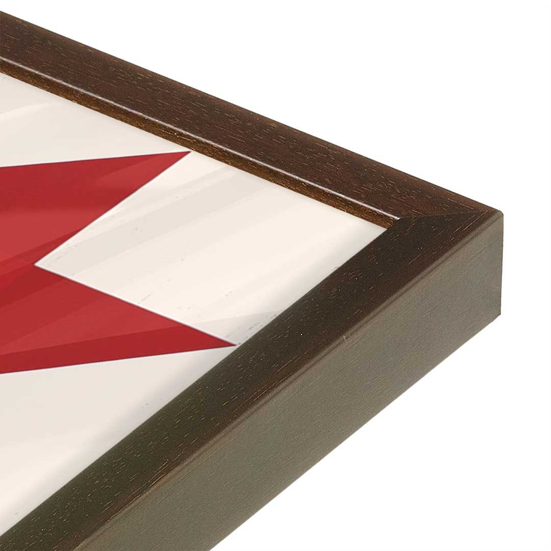 [Color:Belvinder Brown], Picture of art in a Belvinder Brown frame of the corner