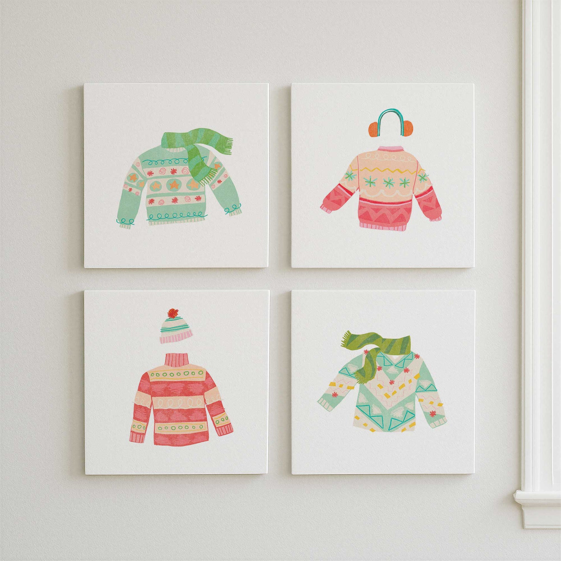 [Color:Opaque White], Picture of art in a White frame