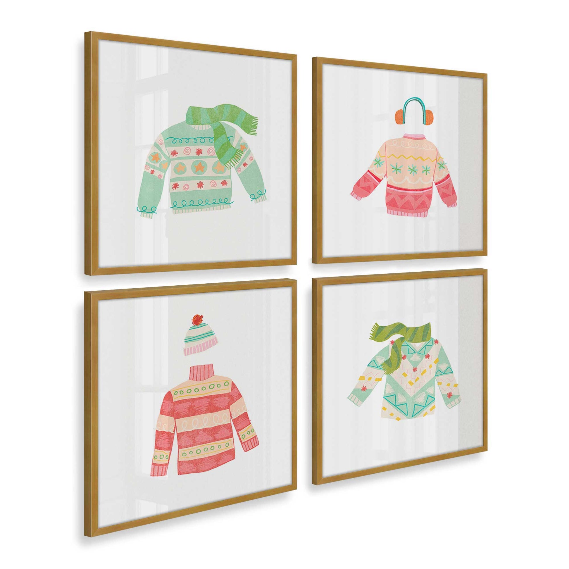 [Color:Polished Gold], Picture of art in a Polished Gold frame of the corner