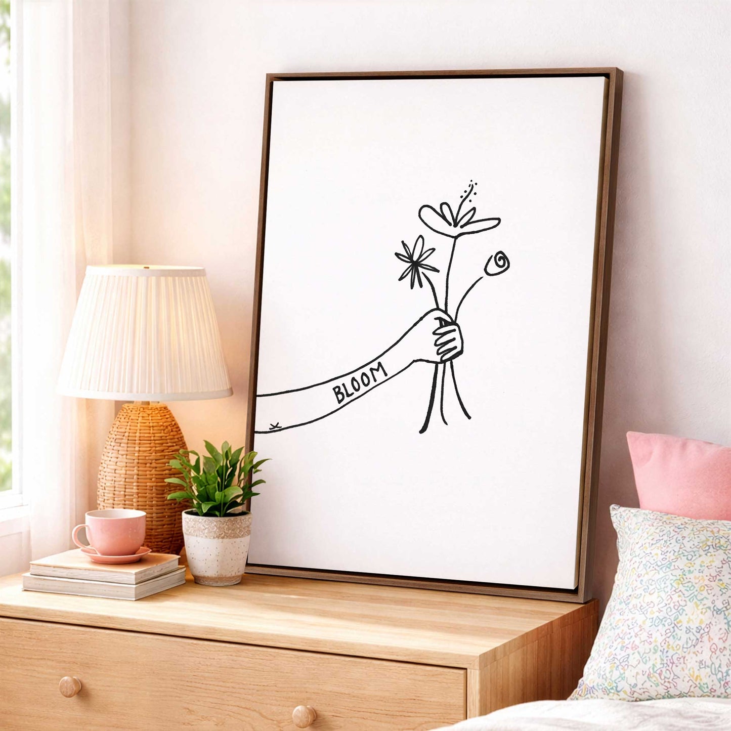 Picture of art in a room