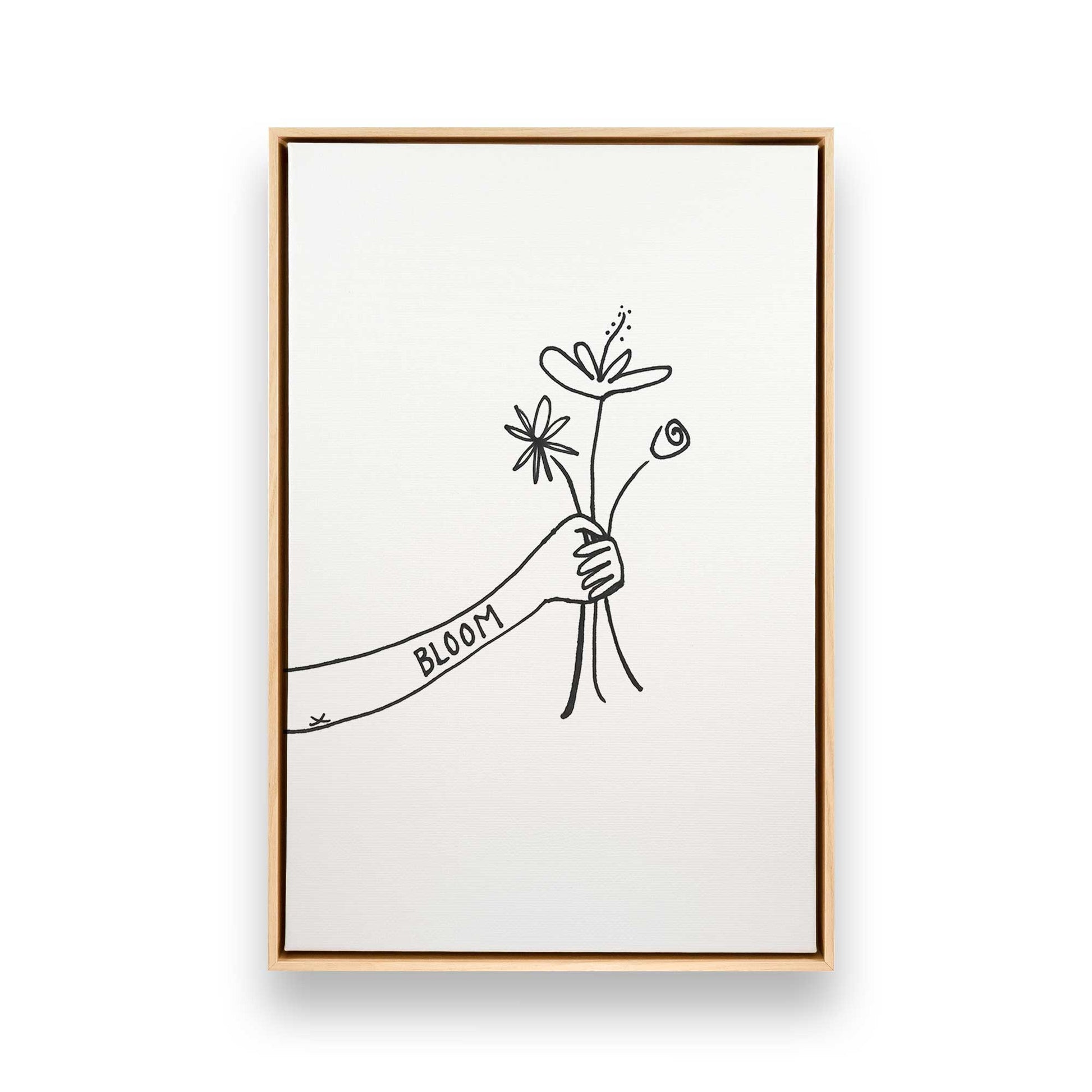 [Color:American Maple], Picture of art in a American Maple frame