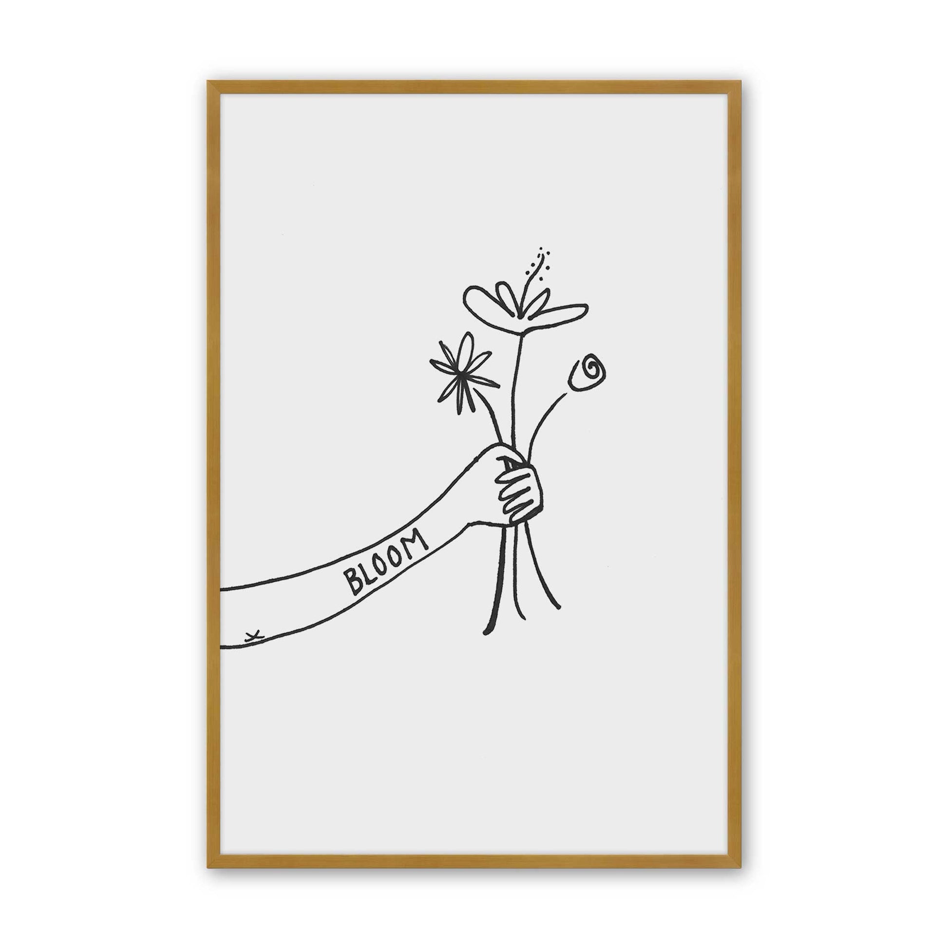 [Color:Polished Gold], Picture of art in a Polished Gold frame