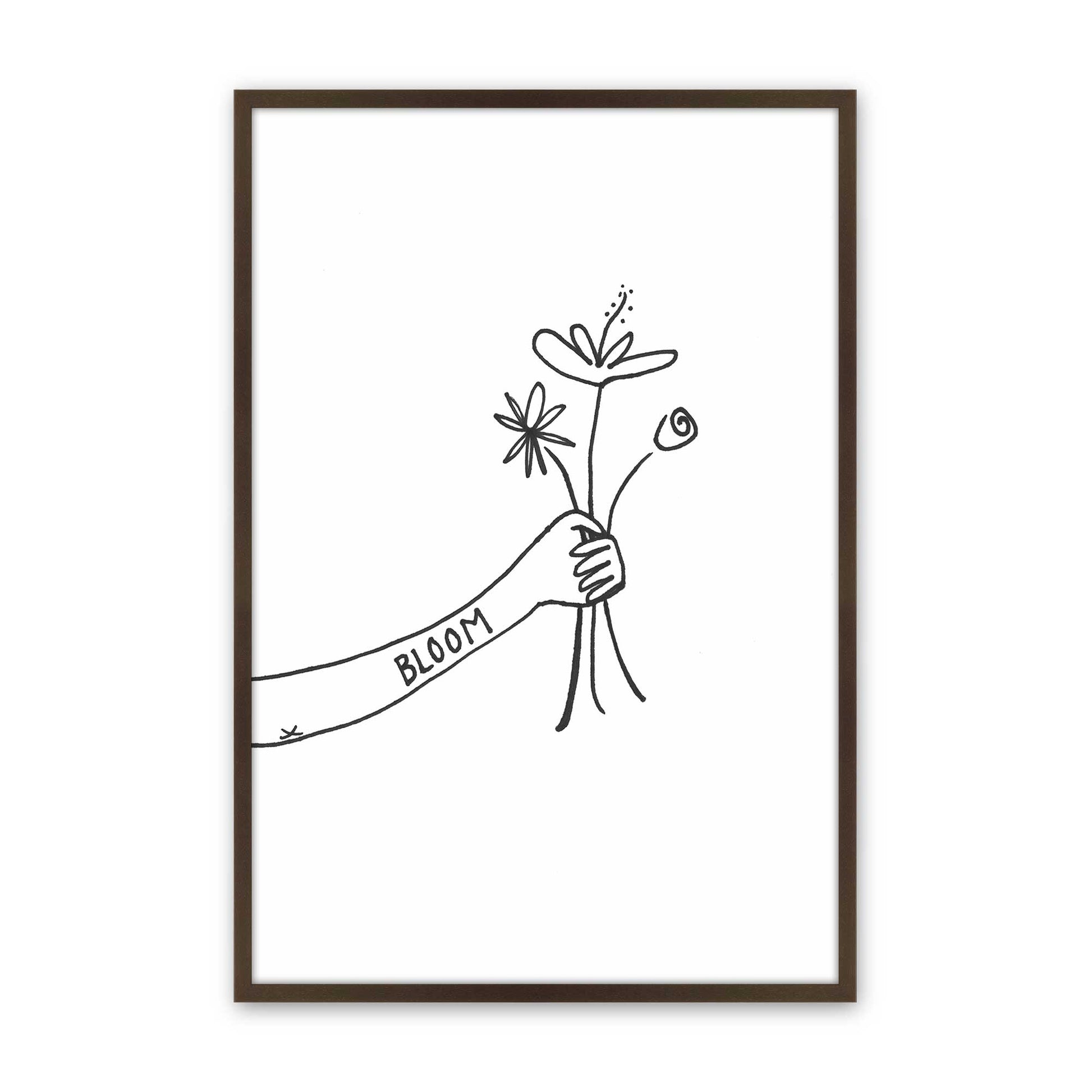 [Color:Belvinder Brown], Picture of art in a Belvinder Brown frame