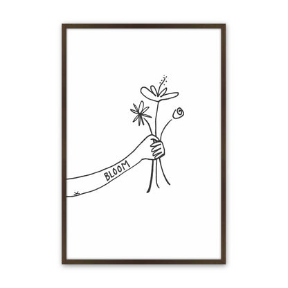 [Color:Belvinder Brown], Picture of art in a Belvinder Brown frame