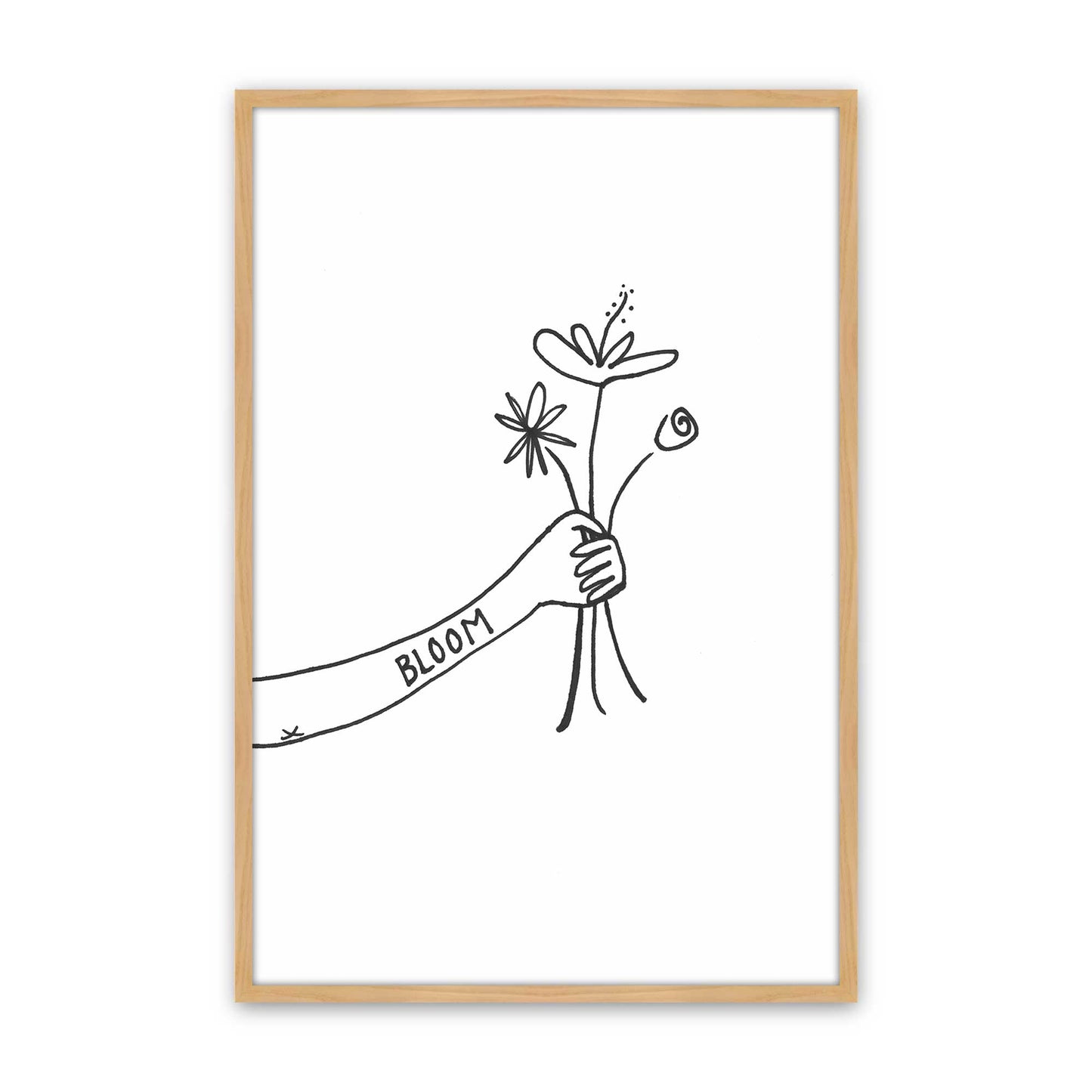 [Color:American Maple], Picture of art in a American Maple frame