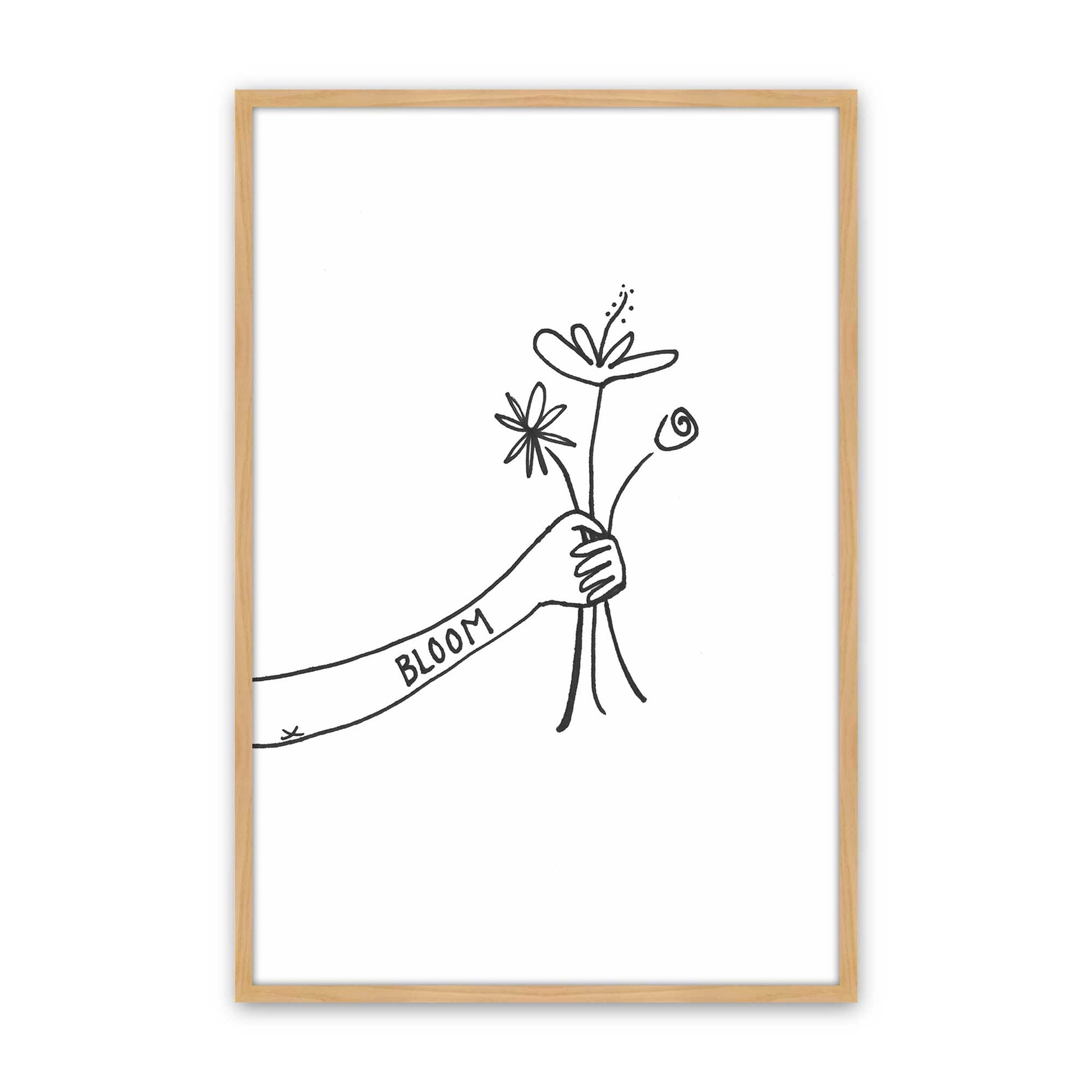 [Color:American Maple], Picture of art in a American Maple frame
