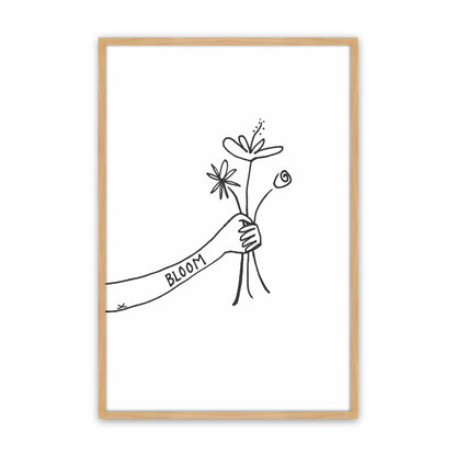 [Color:American Maple], Picture of art in a American Maple frame