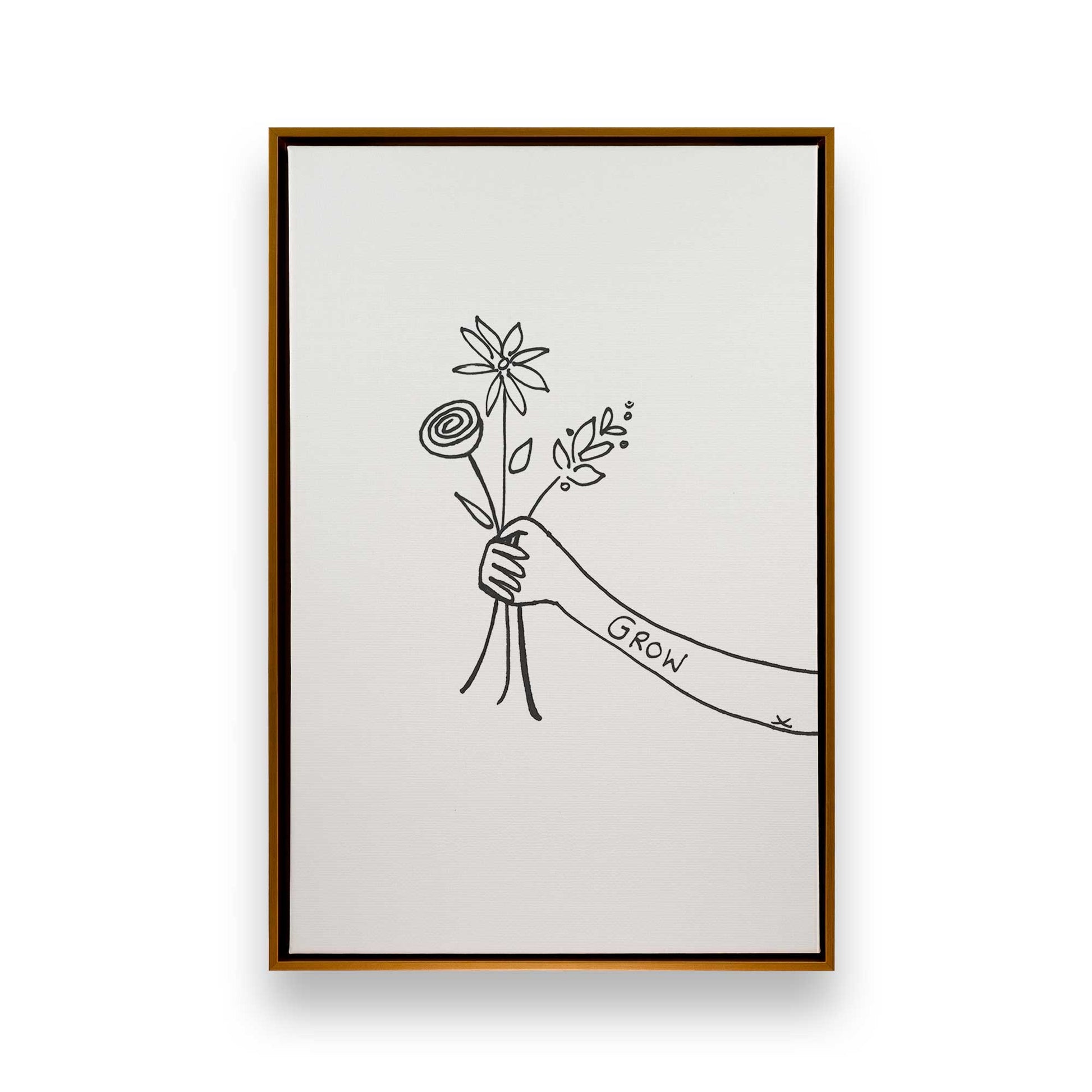 [Color:Polished Gold], Picture of art in a Polished Gold frame