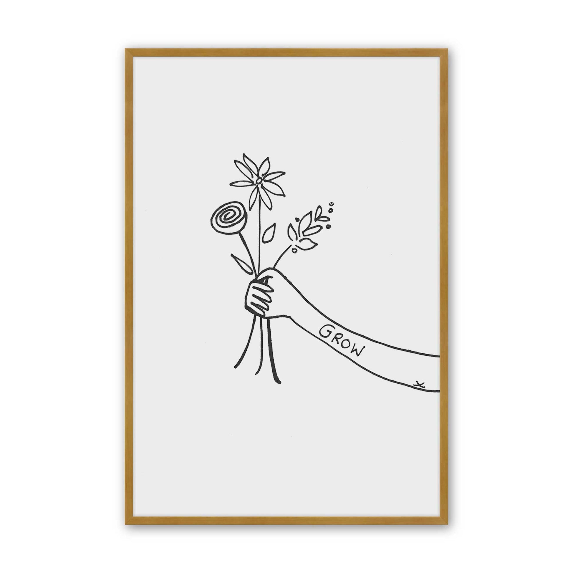 [Color:Polished Gold], Picture of art in a Polished Gold frame