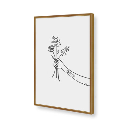 [Color:Polished Gold], Picture of art in a Polished Gold frame of the corner