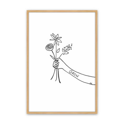 [Color:American Maple], Picture of art in a American Maple frame