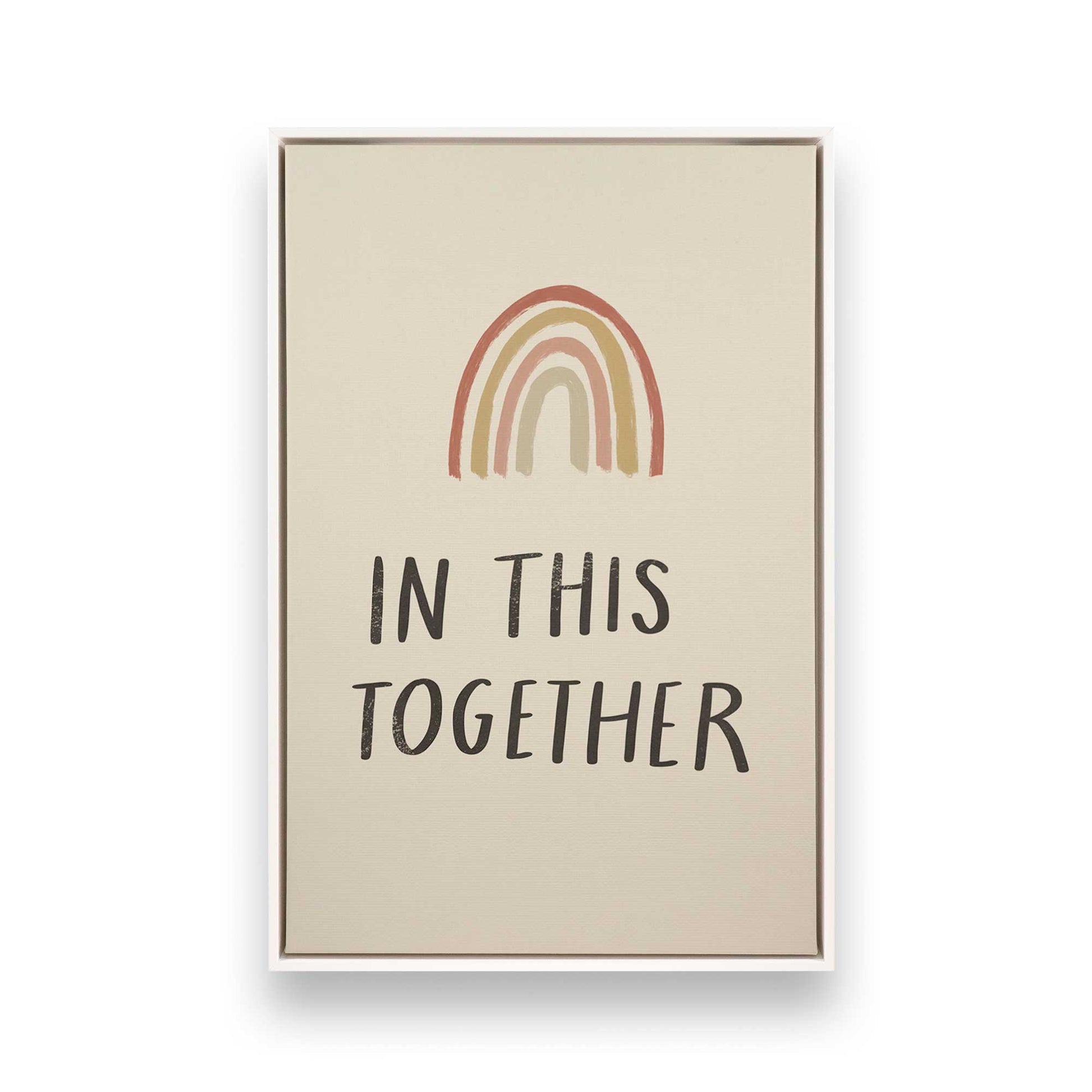 [Color:Opaque White], Picture of art in a White frame