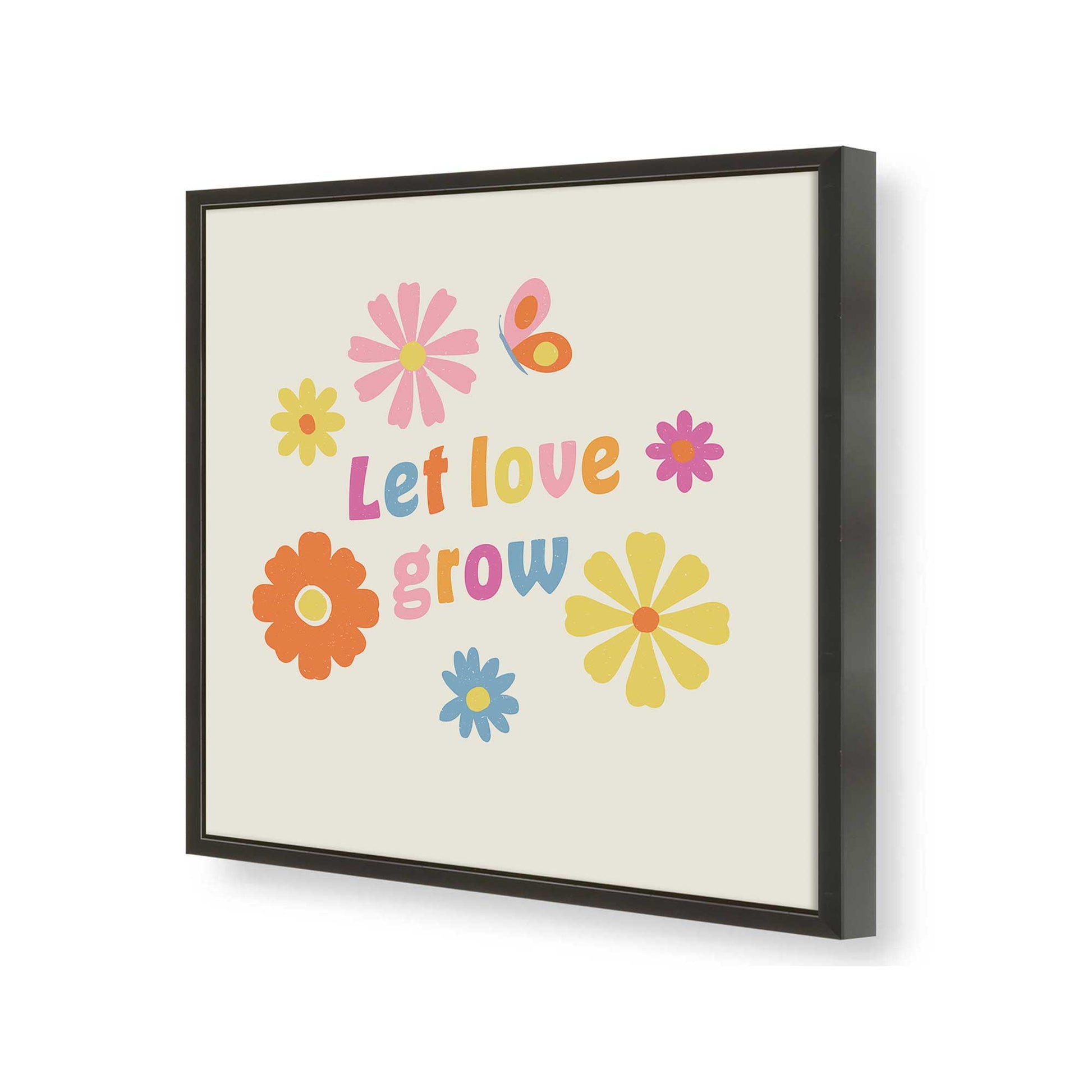 [Color:Satin Black], Picture of art in a Satin Black frame of the corner