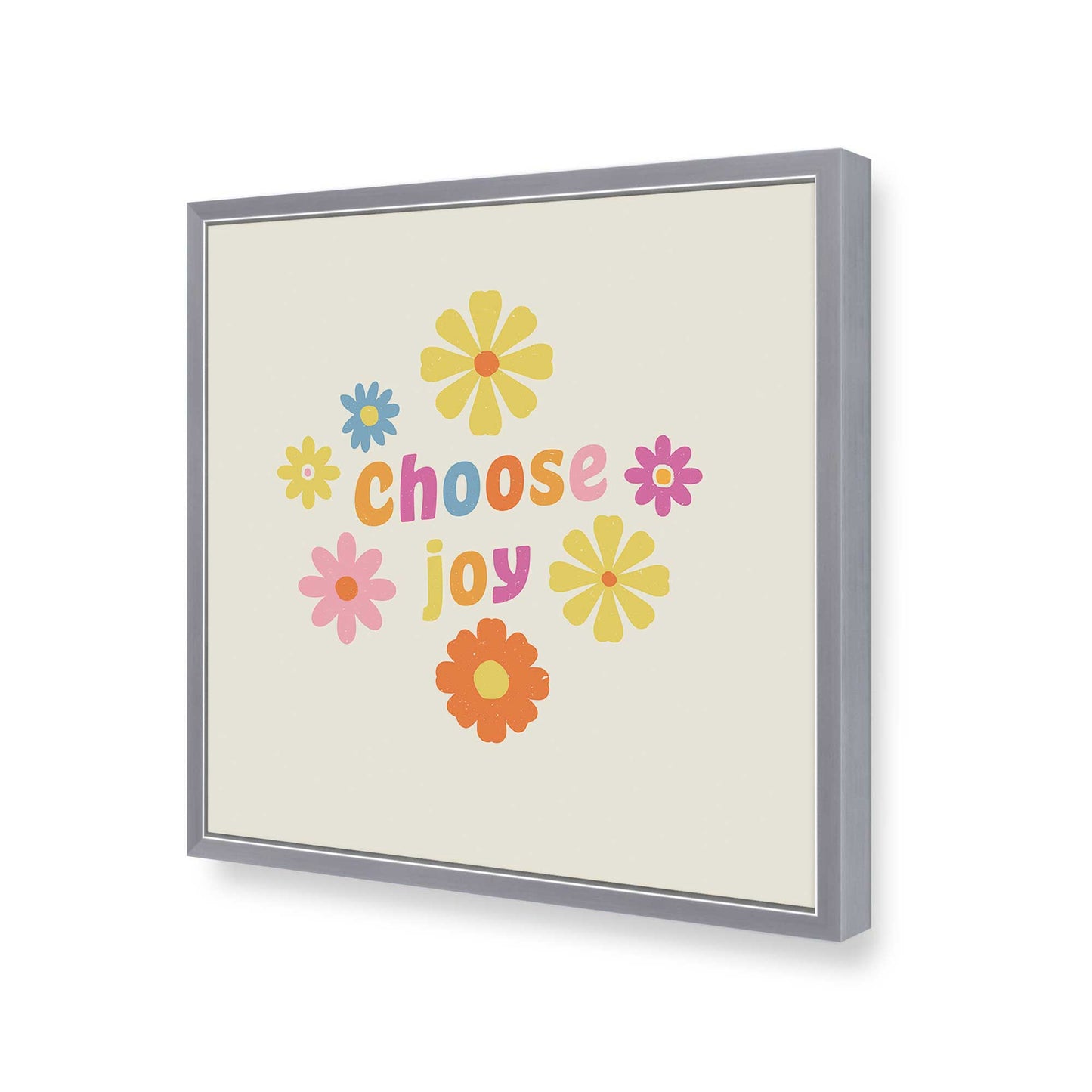[Color:Polished Chrome], Picture of art in a Polished Chrome frame of the corner