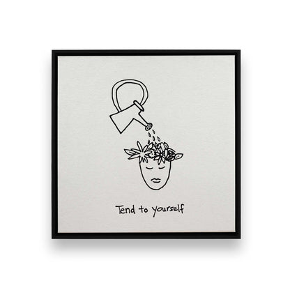 [Color:Satin Black], Picture of art in a Satin Black frame