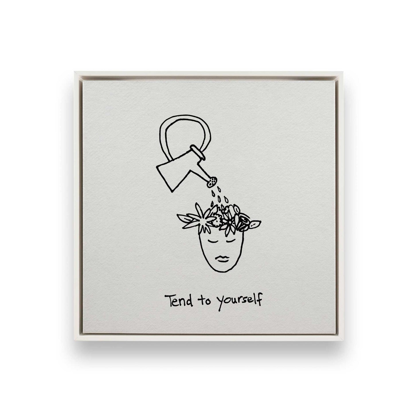 [Color:Opaque White], Picture of art in a White frame
